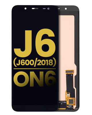 Samsung Galaxy j6 on6 J600 2018 OLED Display Orig. neues Glas ohne Rahmen