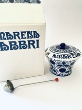 🟠 Vaso AMARENA FABBRI vaso pubblicitario DERUTA raro piccolo formato da bar