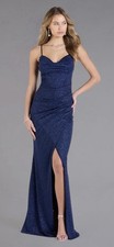 Woman’s formal blue prom dress Windsor