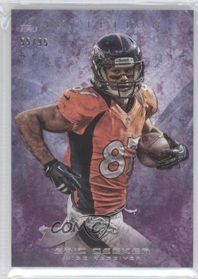 2013 Topps Inception Purple 55/95 Eric Decker #46 3f7