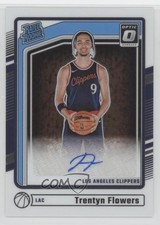 2024 Panini Donruss Optic Rated Rookie Signatures Trentyn Flowers #330 Auto 1u6