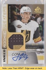 2021-22 Upper Deck SP Game Used Inked 5/49 Jake Leschyshyn Patch Auto READ 0gn4