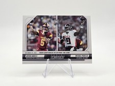 Jayden Daniels / Michael Penix Jr. 2024 Panini Instant NFL RC SP #/1061 #241