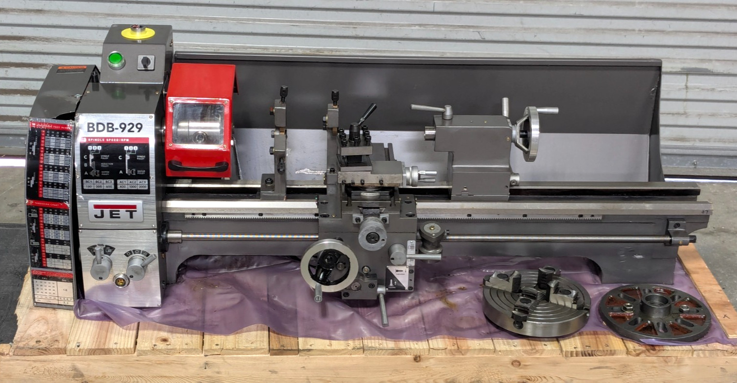 JET BDP-929 8-3/4" Bench Lathe 115V  3/4HP 3/4" Bore MT3 / M