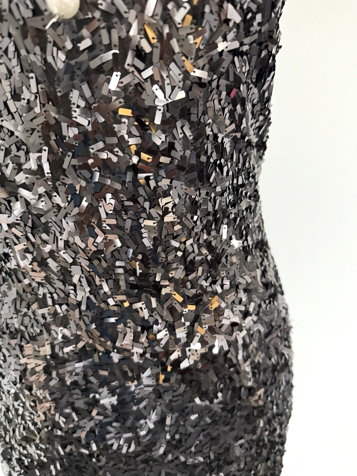 Express Women’s Black Rectangle Sequin Lined Form… - image 5