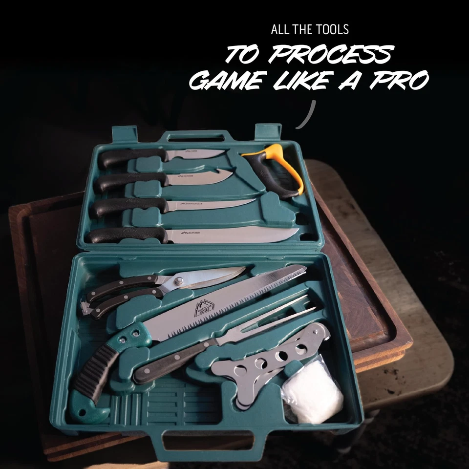 Game Processor, PR-1, Complete 12-Piece Hunting Knife Kit for Processing Big ... - Image 3 of 4