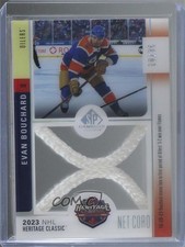 2024 SP Game Used 2023 Heritage Classic Net Cord Relics 10/35 Evan Bouchard 04py