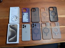 Apple iPhone 15 Pro Max - 256GB - Titan Natur (94% Akk. - Exzellenter Zustand)