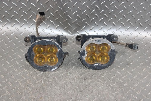 ⚠️DMG⚠️ 20-24 Gladiator Aftermarket Yellow Lens Offroad Lamp LED Light Pods Pair