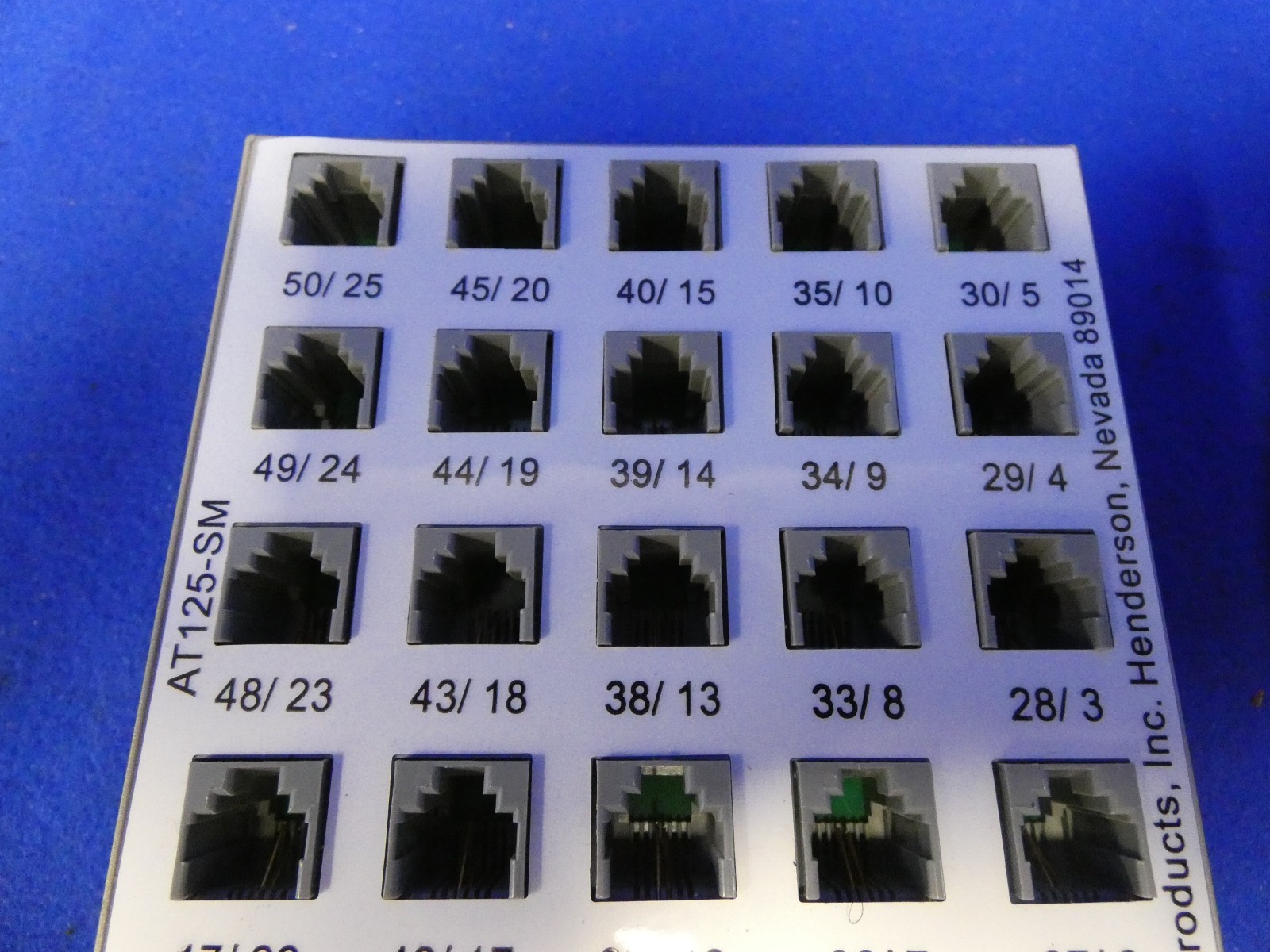 Allen Tel Products AT125-SM Bridging Adapter w/25 RJ11 Jacks, & Cable