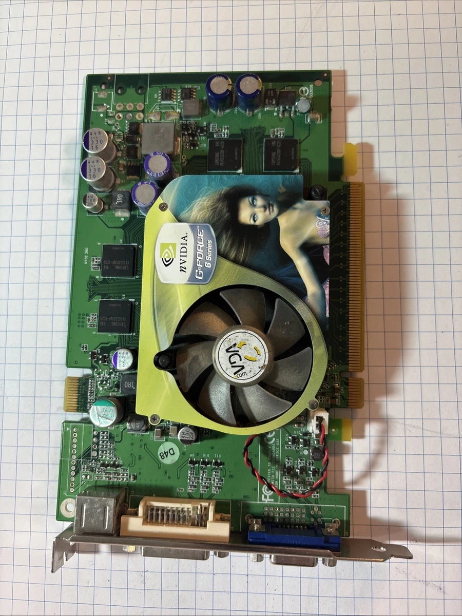 Placa De Video Msi Nvidia Geforce 6600gt 128mb Gddr3 Pcie