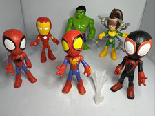 Marvel Spidey And His Amazing Friends 4  Action Figure Lot Of 6