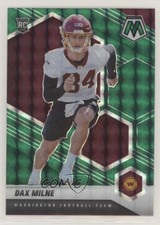 2021 Panini Mosaic Rookies Green Mosaic Prizm Dax Milne #400 6k8