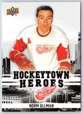 NORM ULLMAN 2025-26 DETROIT RED WINGS CENTENNIAL HOCKEYTOWN HEROES #HH-2   90422