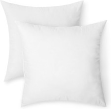 Square Hypoallergenic down Alternative Pillow Insert, Machine Washable, Softness