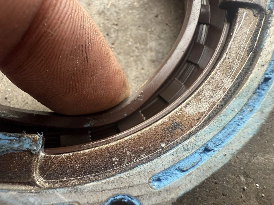 Nissan 240SX 1989-1998 brida de sello principal trasero OEM KA24DE KA24E SOHC DOHC Foto 3 de 4