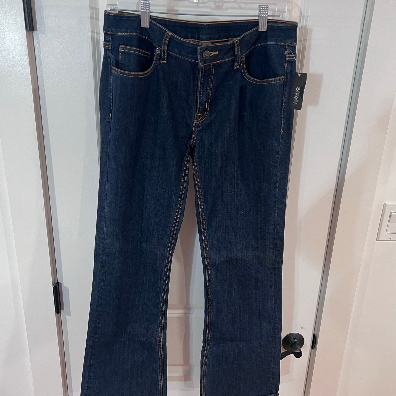 Buffalo By David Bitton Men's MEGA Straight Stretch Jeans 31 x 31 Dark Wash