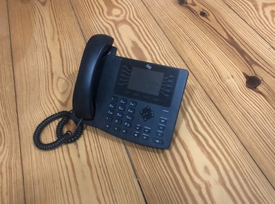 ESI Ephone4X Business Phone PoE Gigabit w/ Handset And Stand Factory Reset VG