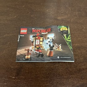 LEGO The Ninjago Movie: Spinjitzu Training 70606 (2017) Incomplete Set Manual