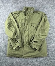 VTG US Army Coat M Regular Green Cold Weather Field OG 107 M65 Jacket 70s