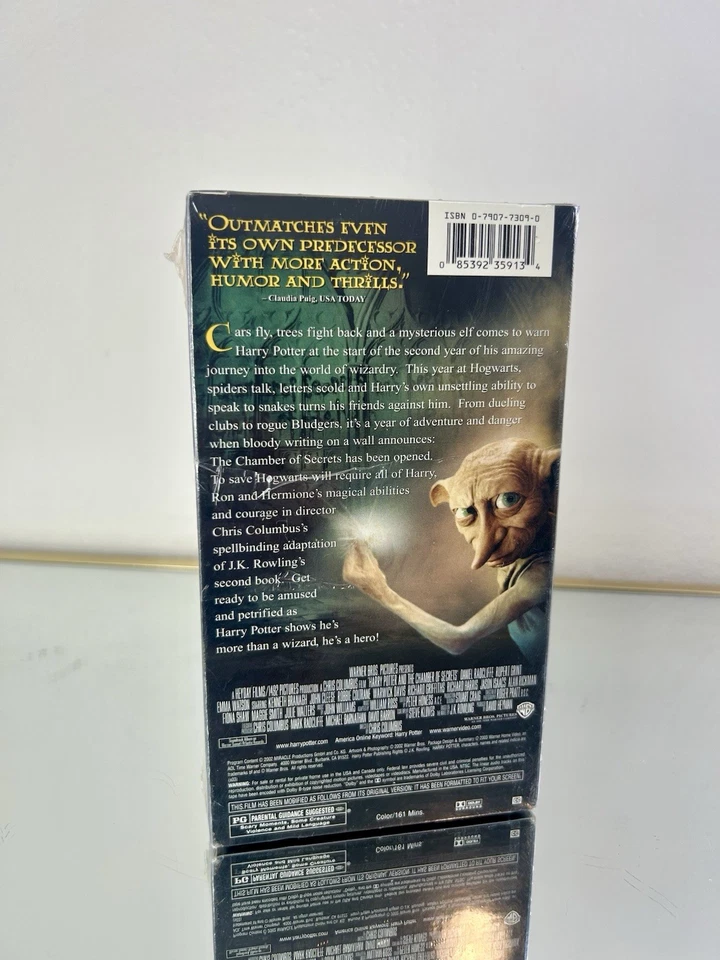 Harry Potter & the Chamber of Secrets (VHS, 2003) Seal A+ - Image 3 of 4