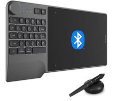 KD200 Wireless Drawing Tablet, Bluetooth Graphic Tablet with Keyboard Dial 5