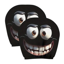 2X Cartoon Auto Kopfstütze Abdeckungen,Lustige Auto Kopfstütze Abdeckungen