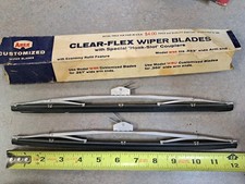 Vintage Anco Customized Clear Flex Wiper Blades 12 Blade No.512 Needs Inserts Vintage Anco Customized Clear Flex Wiper Blades 12 Blade No.512 Needs Inserts