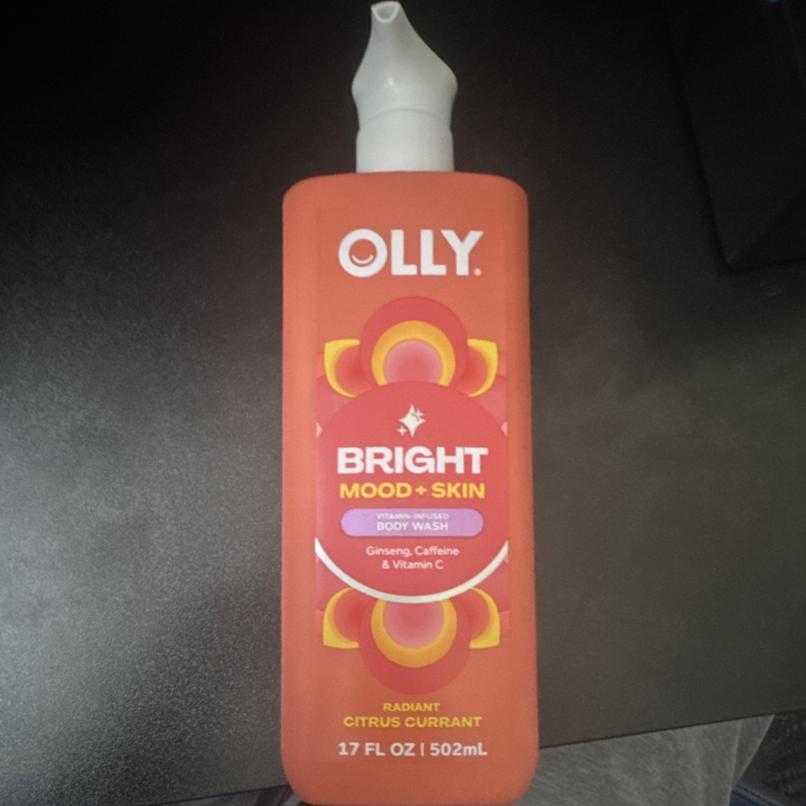 OLLY Vitamin-Infused Body Wash Citrus Currant Ginseng Caffei