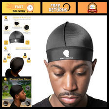 Silky Wave Cap for 360, 540  720 Waves - Soft Breathable Durag Beanie for Men