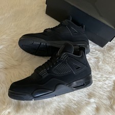 Nike Air Jordan 4 Retro Black Cat Bl /Blk-LT Graphite Sneaker CU1110-010 Size 11