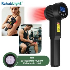 Cold Laser Therapy 5W Class 4 808nm 905nm Red Light Phototherapy for Joint Pain