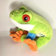 Wild Republic Green Tree Frog Plush Soft Stuffed Animal Toy 12