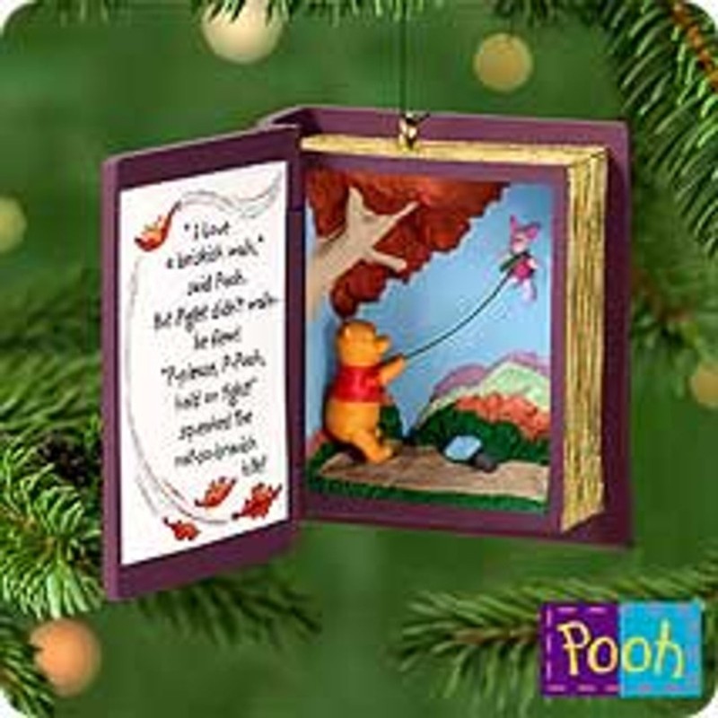 'A Blustery Day' 'Winnie the Pooh' Series Hallmark 2000 Ornament - NEW