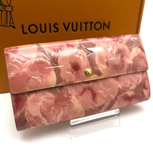Louis Vuitton Vernis Portefeuille Sarah Ikat Flower Long Wallet