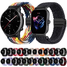 Magnetic Braided Band Strap For Huami Amazfit GTR 4 3 2 2e Stratos GTS 4 3 2 Bip