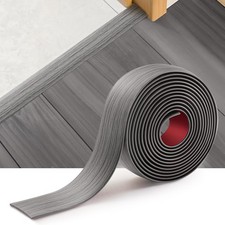 INMOZATA 1.2M Self-Adhesive Vinyl Flooring Threshold (4cm,1.2M), Grey 