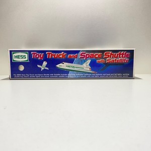 1999 Hess Toy Truck And Space Shuttle With Satellite In Original Box (1)