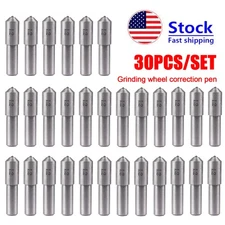 30pcs Natural Single Point Diamond Dresser Grinding Wheel Disc Dressing Pen Tool