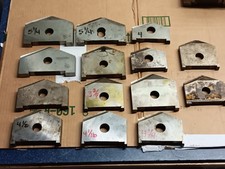 Lot of 14pcs Clark Tools Waukesha & More Spade Drill Bits Blades Inserts Tooling
