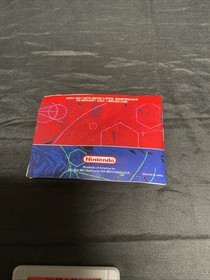 Nintendo Virtual Boy Wario Land Cartridge and Manual Instruction Booklet