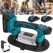 200W Fliesenvibrator mit 2X Akku Nivelliermaschine Fliesenleger Fliesen Werkzeug