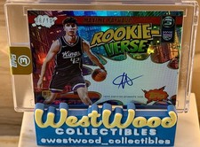 2025-26 Topps Three Basketball - Maxime Raynaud Rookie-Verse Auto /10 RV-MR