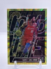 2019-20 Panini Donruss Complete Players Holo Yellow Laser /25 Joel Embiid #15