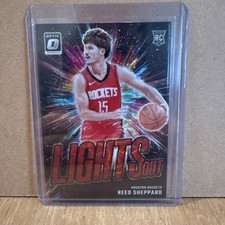 2024-25 Donruss Optic Reed Sheppard Lights Out RC Red International #13 Rockets