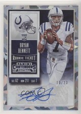 2015 Panini Contenders Rookie Cracked Ice Ticket 10/23 Bryan Bennett Auto 0c6