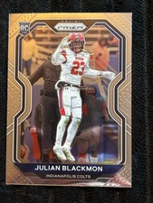 2020 Panini Prizm Julian Blackmon Indianapolis Colts Rookie Card #330 NFL. rookie card picture