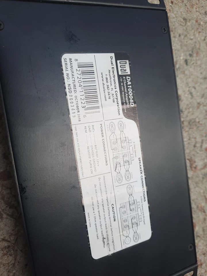 Digital 4 Channel MOSFET Amplifier – DA10004D -  - Image 2 of 2