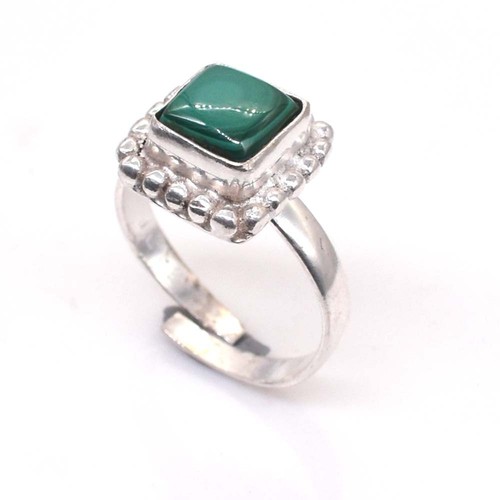 Spiritual Jewelry Green Malachite Handmade Jewelry Beautiful!! Ring 7 ...