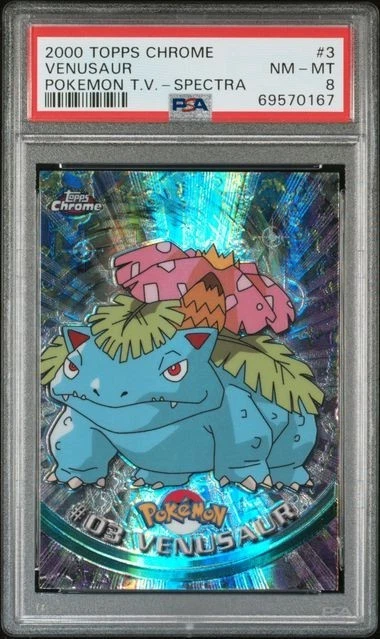 Pokémon TCG Grade 8 Venusaur Individual Collectible Card Game